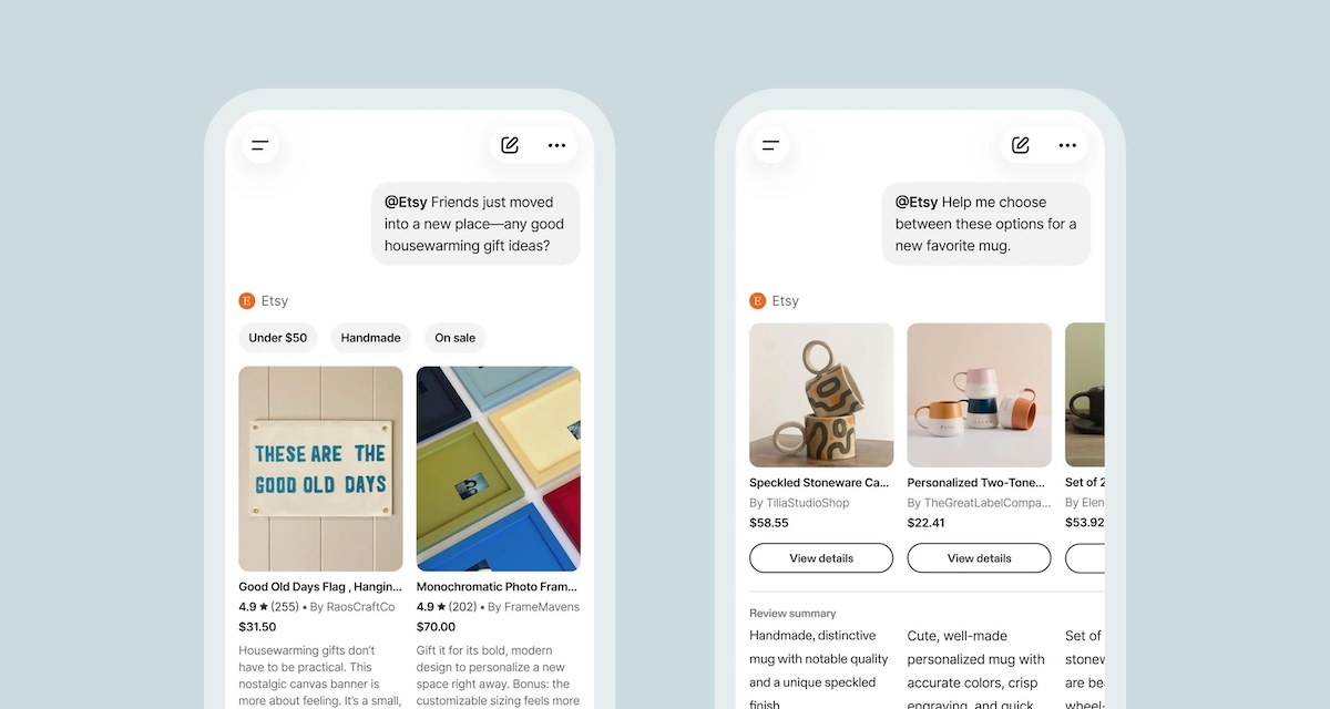 Etsy ChatGPT app article image