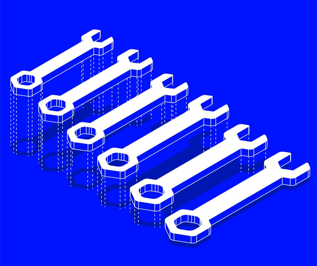 Developer tools illustration