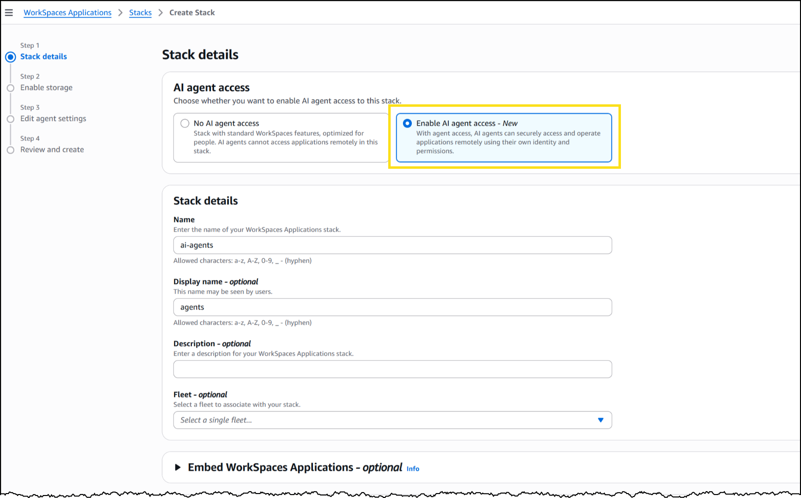 Amazon WorkSpaces AI agents preview