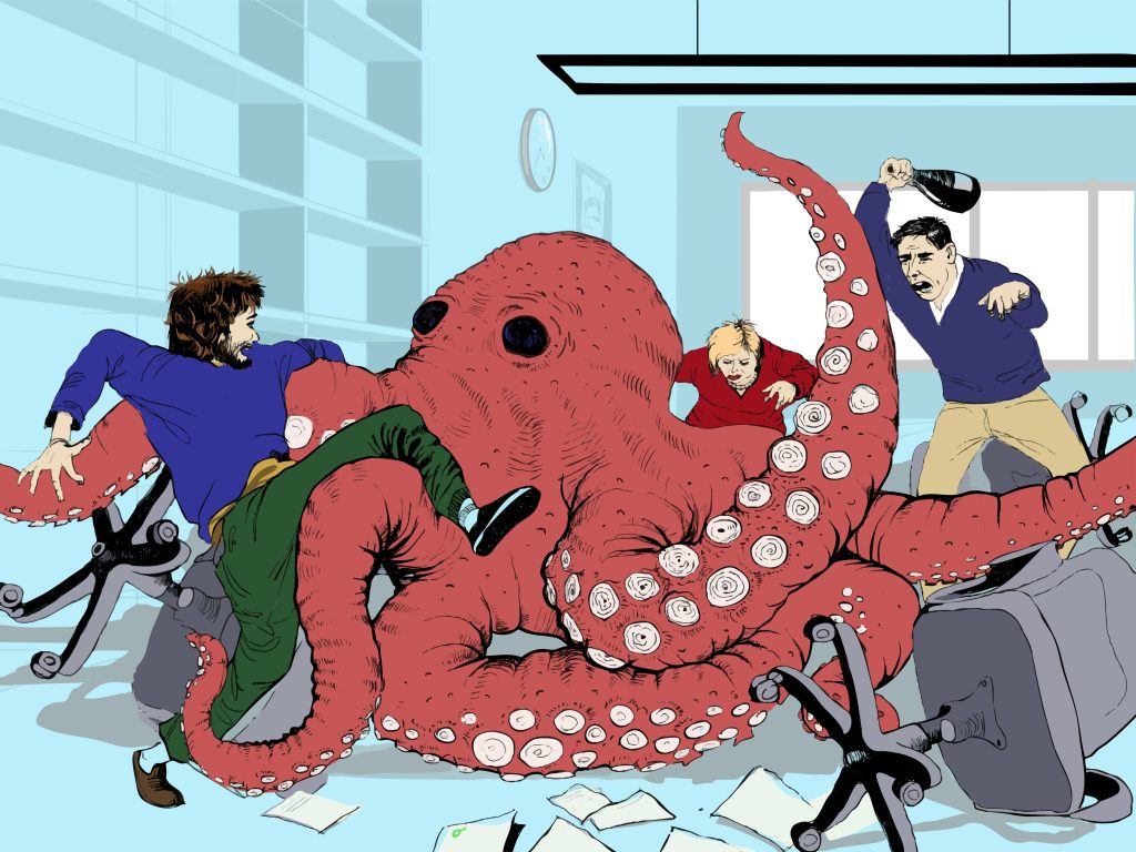 Enterprise data systems illustration